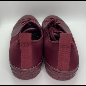 Maroon Leather Converse, Women’s size 9